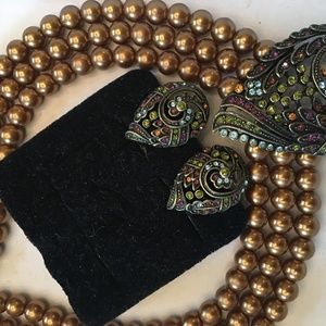 Heidi Daus necklace and earrings set
